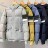 Stones Rock Island Veste Version Haute Cp Du Manteau Survêtement En Métal Nylon Propre Coton Hommes Vêtements Extérieurs Réfléchissant Imperméable Hiver 3055