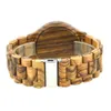 Zhong's BEWELL Creative Casual Men's Wooden Watch Night Glow Calendar Affordable Clearing Wooden Watch