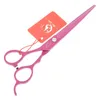 Ciseaux 7,0 pouces grands ciseaux de coupe de main gauche ciseaux de cheveux pour coiffeurs, cisailles professionnelles de main gauche pour Salon 3 couleurs A0185a