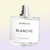 Byredo perfume Blanche 100ml Eau De Parfum Spray unissex spray corporal bom cheiro Muito tempo deixando a fragrância envio rápido4011645