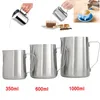 Dinnerware Sets Stainless Steel Frothing And Steaming Pitcher 350ml Frother Jug Pour Pot Cup Mug Barista Tool For Coffee