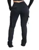 Spodnie damskie Kexu podzielone hem flare kieszeń z przodu safari styl proste jogger dresspanty 2024 Kobiety moda letnie spodnie