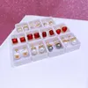 Brincos de garanhão MIGGA Ear Piercing Studs Imitação Pérola Bola Parafuso Voltar Aço Inoxidável Mulheres Jóias