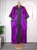 Robes décontractées 2024 Fête de mariage pour femmes Dubaï Africain Dashiki Imprimer Lâche Boubou Luxe Kaftan Manches longues Abayas Robes de soirée