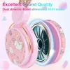 Casque mignon enfants licorne casque avec micro pour écoliers filles garçons 3D stéréo musique rose filaire écouteurs PC téléphone ordinateur portable cadeau