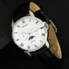 Outros relógios Berny Quartz Sapphire Homens Day-Date Moon Phase Scale Multi-Função Dial Business Wrist Sapphire Luxury Men Q240118
