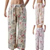 Pantalons pour femmes 2024 décontracté avec motif imprimé Style Long Costume roman confortable respirant vêtements amples pour les femmes