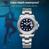 Andere Uhren ADDIESDIVE Herren Quarz 2023 neu Super Luminous 200 Meter wasserdicht Wristes Sport Diving Steel Relgio De Quartzo Q240118