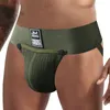 Jockmail Jockstrap Erkekler Seksi iç çamaşırı çıkarılabilir penis torbası.