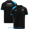 2024 T-shirt da uomo modello nuovo designer Moda Aston Martin F1 Team 3d T-shirt da corsa spagnola di grandi dimensioni