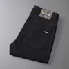 Męski projektant dżinsów Spring i Autumn Xintang New Black for Men Slim Fit Małe stopy Elastyczna europejska marka mody Casual Long Pants 19q6