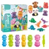 Pâte à modeler dinosaure monde jouer pâte ensemble pâte à modeler moule Animal océan pâte à modeler Kit Slime jouets bricolage enfant Cutter moule 240117