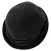 Basker vintage cloche hatt för damer kvinnor kepsar kvinnors hattar ull dekorativ födelsedagsdekoration flicka