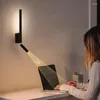 Wandlamp Nordic Led-licht Moderne acryl lampenkap Verlichtingsarmatuur Binnenkamer Nachtkastje Slaapkamer