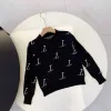 Dzieci moda swetry chłopcy dziewczęta unisex dziecko pullover jesienne zimowe bluzy Dzieci Keep Warm Letter Printed Sweater Jumper Ubranie Cyg24011806-11