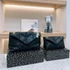 loulou designer torby puffer na ramię torby krzyżowe dla kobiet czarne złote srebrne logo luksusowe torebki marki listu marki liste