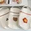 Luiertassen Babyluiertas voor mama Katoenen beer Mamazakken Luierluiers Organisator Rits Dames Handtassen Zwangerschapstas Cartoon Beige Sacvaiduryb