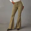 Women's Jeans Female Vintage Flared Wide Leg Casual Denim Pants For Women Khaki Long Jean Slim Stretch Pant Korean Style