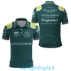 2024 Nouveau modèle T-shirts pour hommes Designer Fashion Aston Martin F1 Team 3D T-shirt Course espagnole Grand Polo