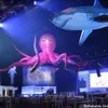 wholesale Hanging Large Purple Inflatable Octopus Jellyfish Balloon Party Nightclub Pub Bar