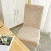 Chair Covers Elastic Spandex Solid Color Dining Slipcover Protector For Kitchen Wedding Party Home Decor