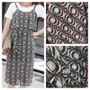 Clothing Fabric Silk Tissus High-grade Printed Chiffon Beads Flowers Small Fragments Shirts S Dresses And Fabrics