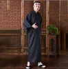 Robe Kimono japonaise pour hommes, pyjama Long, peignoir, ensemble traditionnel de samouraï, vente en gros, nouvelle mode