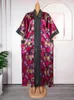 Vestidos casuais 2024 festa de casamento para mulheres dubai africano dashiki impressão solta boubou luxo kaftan manga longa abayas vestidos de noite