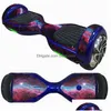 Skateboarding 1Set Cool Self Ncing Two Wheel Scooter Skin Er Hover Skate Board Aufkleber 6,5 Zoll Drop Delivery Sport im Freien Action S Dhfst