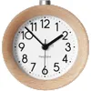 Desk Table Clocks Solid Wood Small Alarm Clock Student Special Desktop Swing Table Clock Children Get Up Artifact Table Clock YQ240118