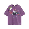 Herren Designer Gu T-Shirt Vintage Retro Washed Shirt Luxusmarke T-Shirts Damen Kurzarm T-Shirt Sommer Kausal T-Shirts Hip Hop Tops Shorts Kleidung Verschiedene Farben-55