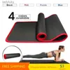 Yoga Mats YECOKISO 10MM Extra Thick 183cmX61cm Yoga Mats NRB Non-slip Exercise Mat Fitness Tasteless Pilates Workout Gym Mats with BandageL240118