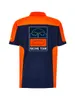 Moto Racing 2024 Team T-shirt ny motorcykel ridning polo skjortor casual sports ryttare t-shirt sommar andningsbar motocross tröja