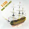 Quebra-cabeças 3d diy montagem artesanal navio 21 "de madeira barco à vela modelo kit navio montagem artesanal para crianças menino decoração giftl231223