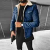 Jeansjacke Verdickt Herren Nachahmung Lammwolle Einfarbig Herbst Winter Warm Lose Bequem Modisch Street Style 240117