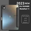 Tablet PC-fodral Väskor för Huawei Matepad 11 2023 Fall 11 tum tablett Hård stötsäkert täckning för kompis 11 DBR-W00 DBR-W10 med blyertshållare Shell YQ240118