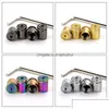 Wheel Bolt Nut 4Pcs Car American Vaes Stems Vae Cap Tire Stem Caps Aluminum Guard Against Theft Drop Delivery Mobiles Motorcycles Dhepw