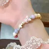 Charm Armbänder Armbänder Mode Charme Süße Perlen Armband Für Frauen Keramik Nette Farbe Mädchen Gelee Tier Cartoon Schmuck Geschenk Dro Dh3Yz