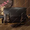 Hochwertige Crazy for handgemachte personalisierte Ledertasche Cambridge Horse Baotou Messenger Handgehaltene Herren-Umhängetaschen 10A+