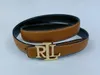 RLL Belts 2024 أحزمة جديدة عالية الجودة للرجال والنساء مصمم أزياء فاخرة Men Leather Belt Width 2.5 سم AAAA