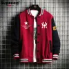 Supzoom List List Rękaw Bawełniany Top Modna Modna Modna JEDNO JADZIEJ BIMBER BOMBER Baseball Kurtka Baseball Lose Cardigan Płaszcz 240117