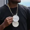 Sieradenontwerper Moissanite Aangepaste hanger ketting Mannen Straat Hiphop Brief Effen Terug Rond Geen minimumHipHop