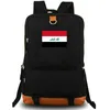 Irak sırt çantası Irq Country Flag Daypack Bağdat Okul Çantası Ulusal Banner Baskı Sırplı Leisure Schoolbag Dizüstü Day Pack