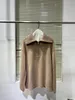 Womens Sweaters Winter loro Zipper Lapel Cashmere Knit Pullover Tops piana