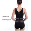 4xl Frauen sexy siamesische Korsett -Bauchkontrolle Unterwäsche Dünne Schlankung Taille Trainer Butt Lifter Shaperwear Körper Shaper Korsetts 240117