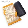 Yoga Mats Cushion Acupuncture Massage Pad Yoga Pillow Spike Needle Set Kuznetsov Acupressure Mat Applicator For Massager Back NeckL240118