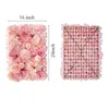 Silk Rose Flowers 3D TEARD MUR DÉCORATION DES MEDIFICATIONS PANNEUX DE FLOORS ARTIFICIAL POUR DECTORS DECTORS BETTOPS BABY DOUCH 240117