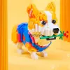 ブロックマイクロアニマルペットビルディングブロックセットモデルかわいい猫子犬大人の装飾