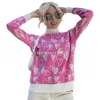 Damessweaters Liefdesweater Coltrui Truien met lange mouwen Patchworktrui Casual gebreide damestop