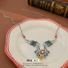 Haarspeldjes Traditionele Chinese sieradenset met elegante oorbellen en ketting voor dames